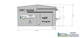 สร้างโกดังเก็บสินค้า ลดความร้อน ใช้หลังคา Sandwich Panel /EPS โครงสร้างเหล็กกล่อง ราคาถูก