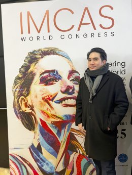 หมอรุจนำเสนอผลงานวิจัย ด้านการรักษาหลุมสิว ในงานประชุมวิชาการ IMCAS World Congress 2025