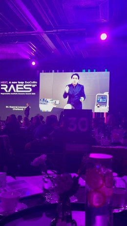 Program Xtherma (TenTherma) for facial tightening Live Demonstration at RAES 2025 conference in Seoul, Korea
