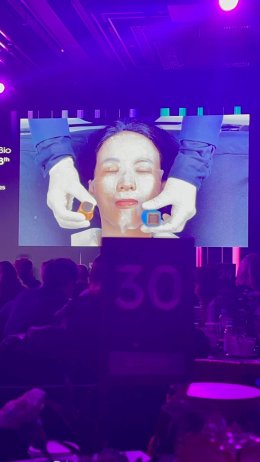 Program Xtherma (TenTherma) for facial tightening Live Demonstration at RAES 2025 conference in Seoul, Korea