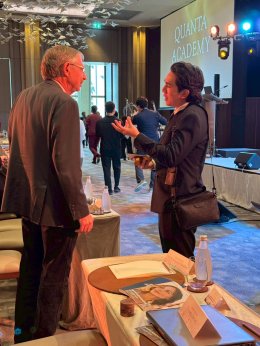 Dr. Ruj, Speaker @ QUANTA Symposium 2026 Meeting Professor Rox Anderson Father of Modern Laser Science