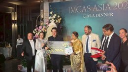 ผศ. นพ. ศุภะรุจ เลื่องอรุณ ได้รับรางวัล IMCAS Asia 2026 Innovation Award