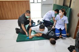 จัดอบรมเชิงปฏิบัติการแนวทางการเอาชีวิตรอดจากเหตุการณ์กราดยิงในโรงพยาบาล