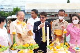พิธีวางศิลาฤกษ์ อาคารท่อน้ำไทยเพื่อผู้สูงอายุและอาคารประชาร่วมใจ