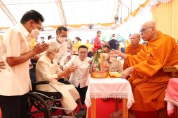 พิธีวางศิลาฤกษ์ อาคารท่อน้ำไทยเพื่อผู้สูงอายุและอาคารประชาร่วมใจ