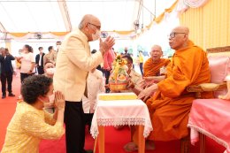 พิธีวางศิลาฤกษ์ อาคารท่อน้ำไทยเพื่อผู้สูงอายุและอาคารประชาร่วมใจ