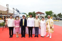 พิธีวางศิลาฤกษ์ อาคารท่อน้ำไทยเพื่อผู้สูงอายุและอาคารประชาร่วมใจ