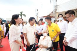 พิธีวางศิลาฤกษ์ อาคารท่อน้ำไทยเพื่อผู้สูงอายุและอาคารประชาร่วมใจ