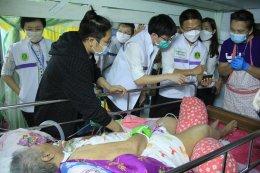 ลงพื้นที่เข้าเยี่ยมผู้ป่วยชุมชนวัดจันทร์ประดิษฐาราม