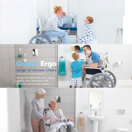 Ocean Ergo Clinical Guide: How to Choose and Position Patients in Shower Chairs for Comfort, Safety & Proper Toileting