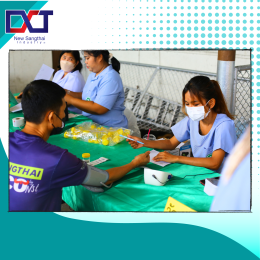 บริษัท นิวแสงไทยอินดัสตรี จำกัด ได้จัดกิจกรรมตรวจสุขภาพประจำปี 2566