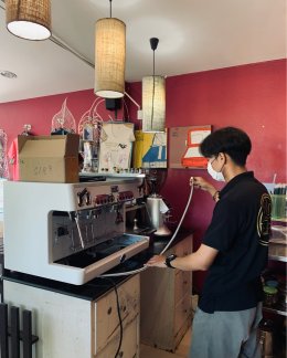 รีวิวติดตั้งเครื่องชงกาแฟสด เซ็ตเครื่องชงกาแฟ Carimali Cento 2G