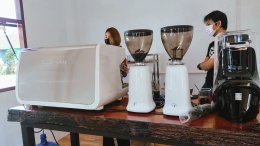 รีวิวติดตั้งเครื่องชงกาแฟสด เซ็ตเครื่องชงกาแฟ Nuova Simonelli Appia life XT V2G