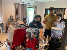 รีวิวติดตั้งเครื่องชงกาแฟสด เซ็ตเครื่องชงกาแฟ Nuova Simonelli Appia Compact Life V2G Red
