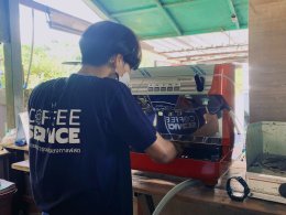 รีวิวติดตั้งเครื่องชงกาแฟสด เซ็ตเครื่องชงกาแฟ Nuova Simonelli Appia  V2G
