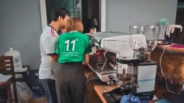 รีวิวติดตั้งเครื่องชงกาแฟสด เซ็ตเครื่องชงกาแฟ Nuova Simonelli Appia life V2G