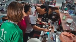 รีวิวติดตั้งเครื่องชงกาแฟสด เซ็ตเครื่องชงกาแฟ Nuova Simonelli Appia life V2G