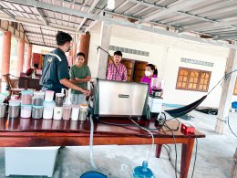 รีวิวติดตั้งเครื่องชงกาแฟสด เซ็ตเครื่องชงกาแฟ Rancilio Class5 2G