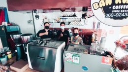 รีวิวติดตั้งเครื่องชงกาแฟสด เซ็ตเครื่องชงกาแฟ Rancilio Classe 5 Compact White