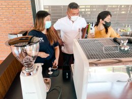 รีวิวติดตั้งเครื่องชงกาแฟสด เซ็ตเครื่องชงกาแฟ Nuova Appia life v2g