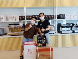 รีวิวติดตั้งเครื่องชงกาแฟสด เซ็ตเครื่องชงกาแฟNuova Simonelli Musica Direct