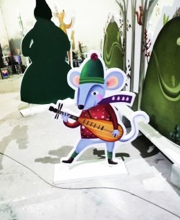สติ๊กเกอร์ติดกระจก - Backdrop