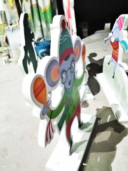 สติ๊กเกอร์ติดกระจก - Backdrop