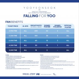 กดบัตร 30 ก.ย. นี้!! "ยู ยอนซอก" อ้อนแฟนไทย ขอกำลังใจมาเจอกันใน "YOOYEONSEOK DEBUT 20th ANNIVERSARY ASIA FANMEETING TOUR IN BANGKOK, FALLING FOR YOO" 