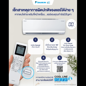 แอร์ไฟกระพริบ daikin