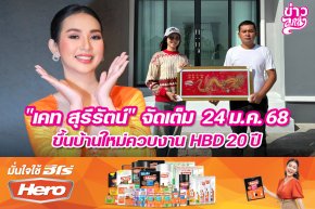 "เคท สุรีรัตน์" จัดเต็ม 24 ม.ค.68 ขึ้นบ้านใหม่ควบงาน HBD 20 ปี