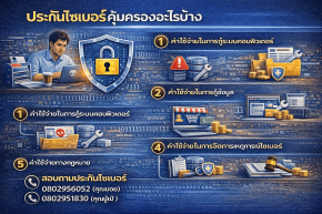 ประกันไซเบอร์คุ้มครองอะไรบ้าง