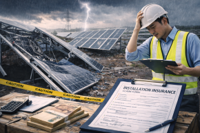 เคสจริง ประกันงานติดตั้งโซลาร์ฟาร์มช่วยลดความเสียหายโครงการ