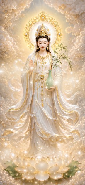 Guan Yin Bodhisattva Mobile Wallpaper