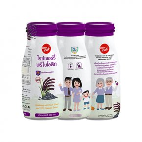 Healthy Drink from Riceberry Rice with Black Bean and FOS-Prebiotic