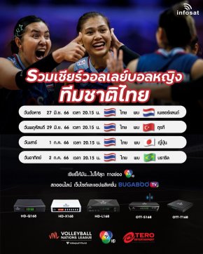 ร่วมเชียร์ วอลเลย์บอลหญิงทีมชาติไทย