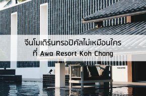 จีนโมเดิร์นทรอปิคัลที่ Awa Resort Koh Chang