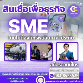 สินเชื่อเพื่อธุรกิจ SME โดยไม่ต้องมีทรัพย์สินค้ำประกัน