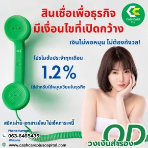 สินเชื่อเพื่อธุรกิจ มีเงื่อนไขที่เปิดกว้าง
