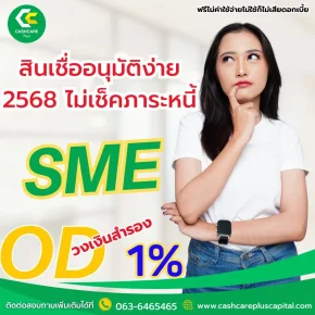 สินเชื่ออนุมัติง่ายไม่เช็คภาระหนี้ในปี2568 