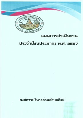แผนการดำเนินงาน ประจำปีงบประมาณ พ.ศ.2567