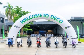 DECO เปิดบ้าน  พร้อมรุกตลาดเต็มกำลัง ด้วยฐานการผลิตแบบครบวงจร  ตอกย้ำความเป็นผู้นำตลาดรถมอเตอร์ไซค์ไฟฟ้าของประเทศไทย