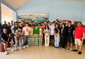 PTG-พีที ประจวบ เอฟซี พร้อมส่งความสุขให้คนไร้ที่พึ่ง ณ สถานคุ้มครองคนไร้ที่พึ่งบ้านประจวบโชค 