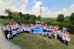 ไทยฮอนด้า สานต่อโครงการ ไทยฮอนด้าปลูกเปลี่ยนฟ้า (Tree for Blue Sky) ขยายพื้นที่สีเขียวให้แก่ชุ มชนบริเวณใกล้เคียงนิคมอุตสาหกรรม