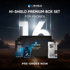 HI-SHIELD PREMIUM BOXSET FOR IPHONE16 SERIES