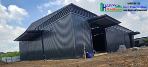 Low-Cost Warehouse Construction for Rental  Strong Structure, Leak-Proof Roof, with Marketing Guide to Fill Tenants Fast