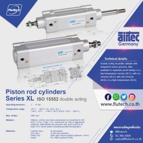 Piston rod cylinders | Series XL ISO 15552 double acting