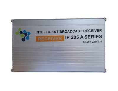 ระบบกระจายเสียงสาธารณะ แบบไร้สายระบบ IP (Intelligence broadcast system) เครื่องลูกข่าย RX-IP205A Plus