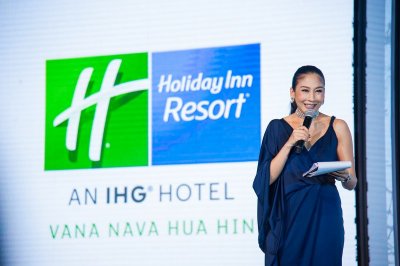 โรงแรม Holiday Inn Vana Nava Hua Hin เปิดตัวอลังการ พร้อมโชว์ เจนี่, ทาทา และ “คริสติน่า 
