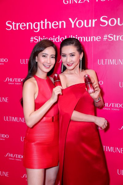 แต้ว ณฐพร ควง เจมส์ จิรายุ ร่วมงาน Strengthen Your Soul Together By Shiseido Ultimune