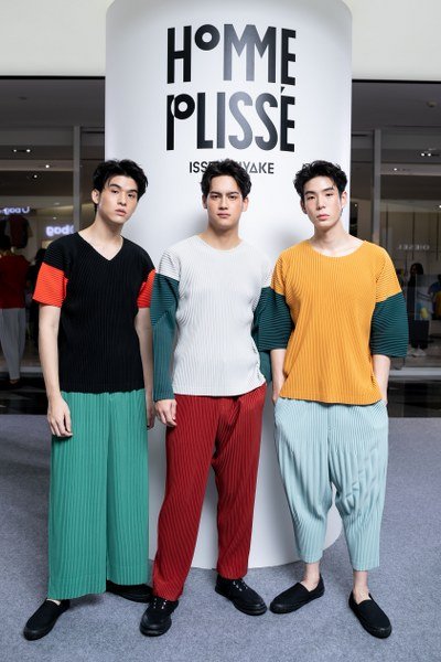 Thailand’s first official launch of HOMME PLISSÉ ISSEY MIYAKE